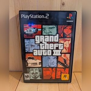 Grand Theft Auto III for Sony 2 - Black Case Game Used